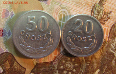 Польша 50,20 грошей 1973-76 гг 2 и 5 злотых 1975,80 гг - IMG_2592.JPG