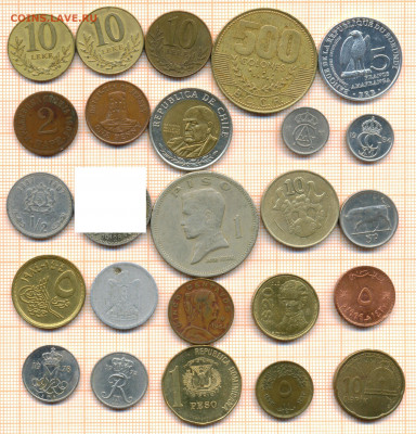монеты разные 17 от 5 руб. фикс цена - лист 17 001
