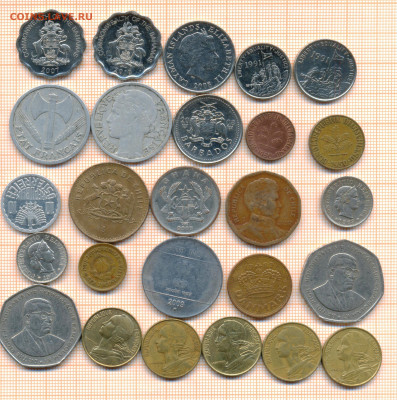 монеты разные 8 от 5 руб. фикс цена - лист 8а 001