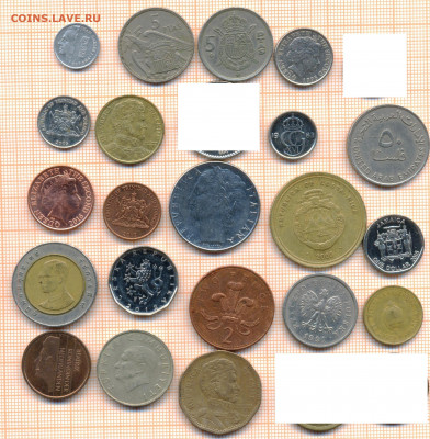 монеты разные 14 от 5 руб. фикс цена - лист 14а 001