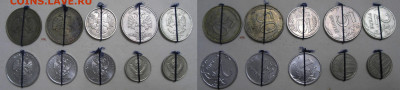 Лоты монет с поворотами до 18.06.22 г. 22.00 - Лот поворотов (10 шт)