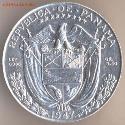 Монеты достоинством "50", выпущенные в странах Америки - 20