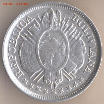 Монеты достоинством "50", выпущенные в странах Америки - 24