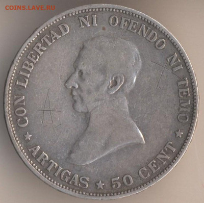 Монеты достоинством "50", выпущенные в странах Америки - 65