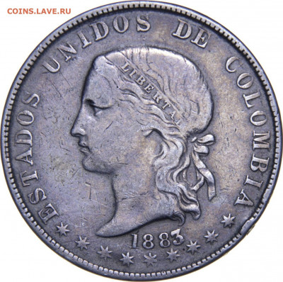 Монеты достоинством "50", выпущенные в странах Америки - K1