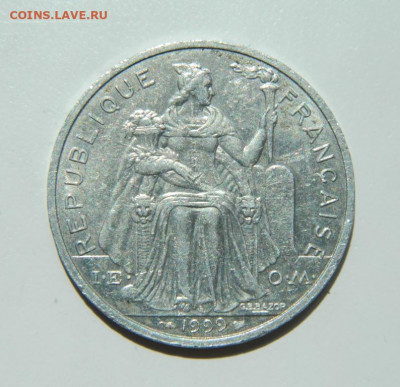 Французская Новая Каледония 5 франков 1999 г.(Фауна)до 29.06 - DSCN0498.JPG