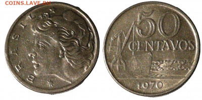 Монеты достоинством "50", выпущенные в странах Америки - merge_from_ofoct