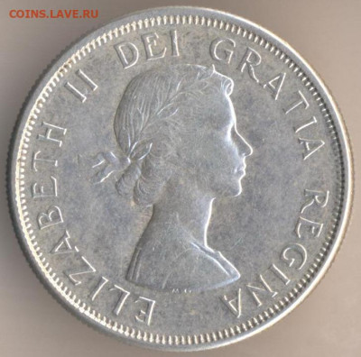 Монеты достоинством "50", выпущенные в странах Америки - 52