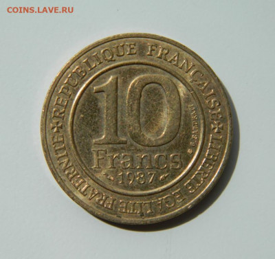 Франция 10 франков 1987 г. (Юбилейная) до 14.07.22 - DSCN0094.JPG