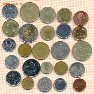 монеты разные 9 от 5 руб. фикс цена - лист 9а 001