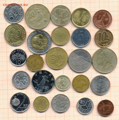 монеты разные 9 от 5 руб. фикс цена - лист 9 001
