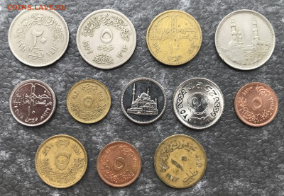 ЕГИПЕТ разные монеты 12 штук до 27.07.22г. 22:00 МСК - IMG_1822.JPG