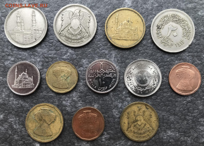 ЕГИПЕТ разные монеты 12 штук до 27.07.22г. 22:00 МСК - IMG_1821.JPG