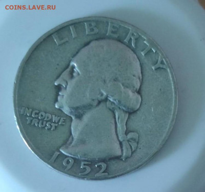 США ¼ доллара, 1952D - 1952D