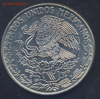Мексика 1 песо 1981 г.  17.08.2022 г. 22 -00 МСК. - Мексика песо