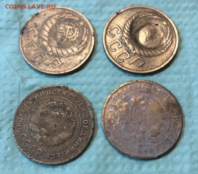 Ранние 5 копеек 4 монеты до 25.08 - 12a