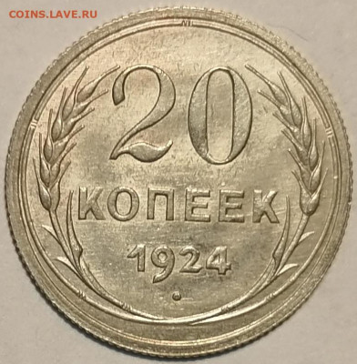 20 копеек 1924 UNC - 1