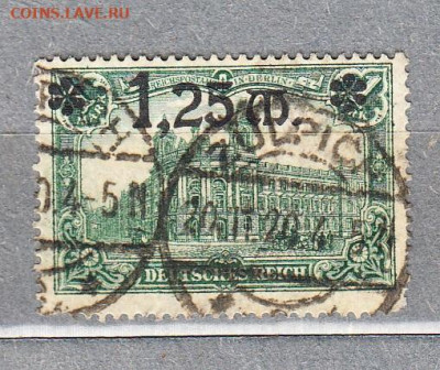 Германия 1922 надпечатка 1,25 до 05 10 - 6
