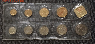 Годовой набор монет Банка СССР 1989 года.ММД.Мягкий. 14.10 - 87