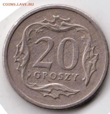 Польша 20 грошей 1991 г. до 20.10.22 г. в 23.00 - 066