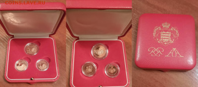 набор 1,2,5 центов Монако 2005 PROOF в коробке до 01.11 - nabor2005Monako