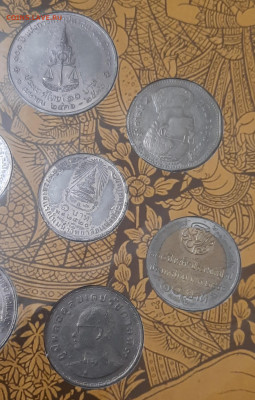 Набор монет Таиланда.желтый.До 05.11.22:00. - 20221103_200728