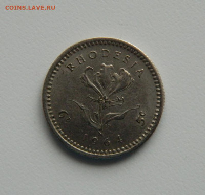 Британская Родезия 6 пенсов 1964 г. до 01.12.22 - DSCN4667.JPG
