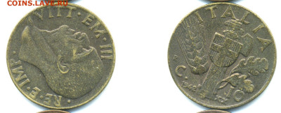 Италия 10 чентезимо, 1942 до 01.12 - Ital10c1942