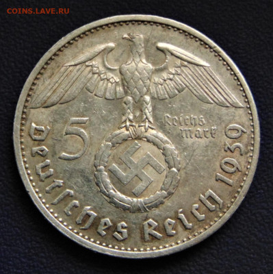 Германия. 5 марок 1939 B. До 18.12.22. - dsc03547.19c8341966cbf1dd7e6ba3bbbce44cd5