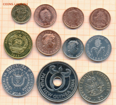 11 монет экзотики, до 07.01.2023 г. в 22.00 по Москве - 3а