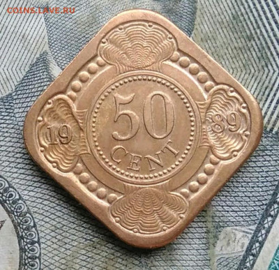 Антильские острова 50 центов 1989 года до 06.01.2023 - IMG_20230103_181331