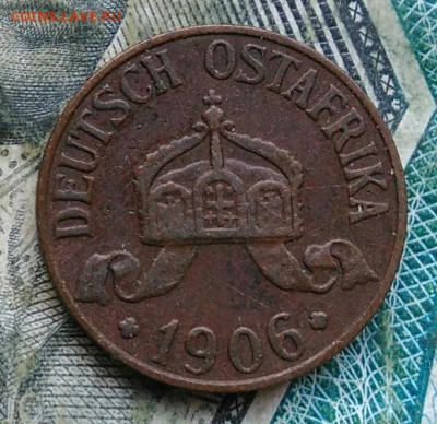 Восточная Германская Африка 1 геллер 1906 год до 17.01.2023 - IMG_20230115_004417