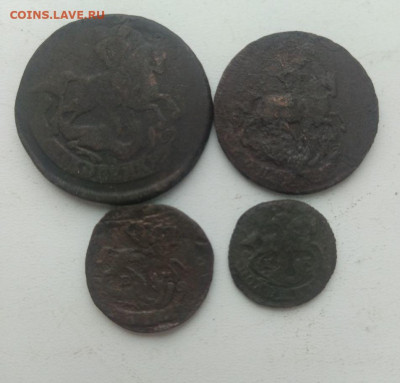 4 монеты Екатерины и Елизаветы до 20.01 в 22.00 - л1_2
