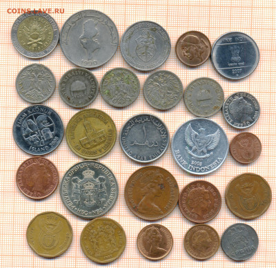 монеты разные 8 от 5 руб. фикс цена, до ухода в архив - лист 8а 001