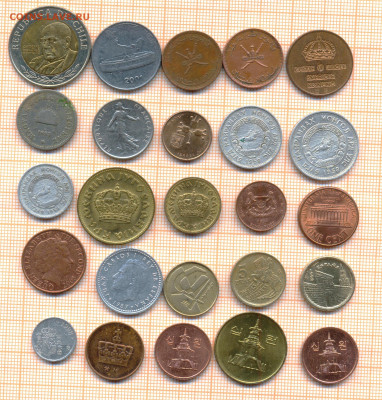 монеты разные 13 от 5 руб. фикс цена, до ухода в архив - лист 13а 001