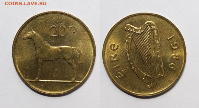 Ирландия 20 пенсов 1986 года - 21.02 - IMG_20230214_105035
