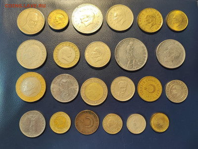 Набор монет Турция 22 шт до 02.05.2023 года в 22.00 - IMG_20230421_223945