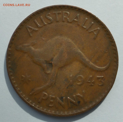 1 пенни Австралии 1943г., до 13.05.23г. - IMG_20230504_144716