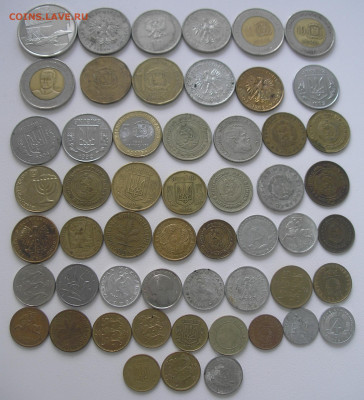Иностранные монеты (54 шт) до 01.06.23 22.00 - 2.JPG