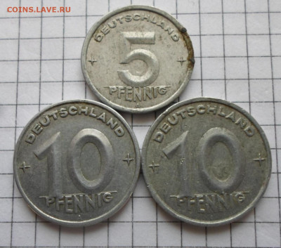 Германия 5 и 10 пфенингов 1948-49гг. 3шт. до 27.05 - SAM_4415.JPG