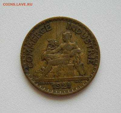 Франция 1 франк 1921 г. до 01.06.23 - DSCN2854.JPG