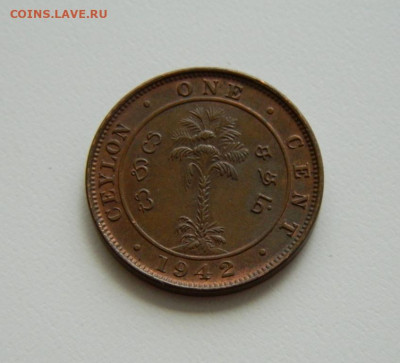 Британский Цейлон 1 цент 1942 г. до 01.06.23 - DSCN2860.JPG