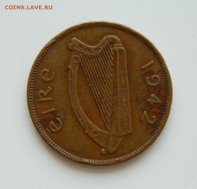 Ирландия 1 пенни 1942 г. (Фауна) до 01.06.23 - DSCN2846.JPG