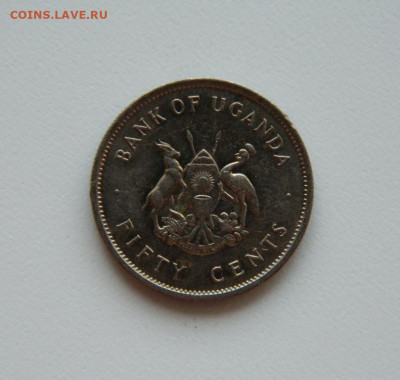 Уганда 50 центов 1976 г. (Фауна)  до 02.08.23 - DSCN3610.JPG