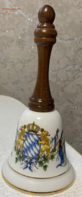 Фарфоровый колокольчик с деревянной ручкой(Германия) - IMG_8711