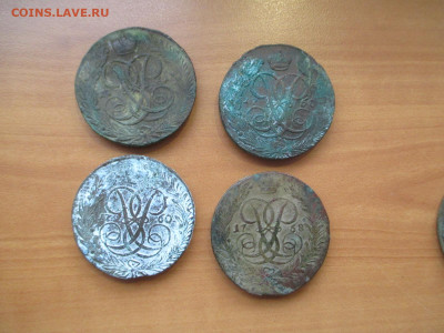 Елизавета .5 копеек 10 монет.18.10 - IMG_1258.JPG