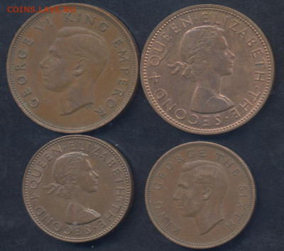 2 пенни- полукрона 1947-1965 г.г.14.1 - Пенни 1