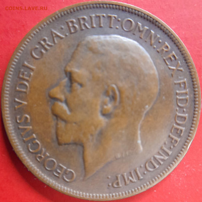 Великобритания – 1921 – 1 пени  – до 22:00, 18.11.2023 - 1921-1