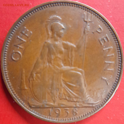 Великобритания – 1938 – 1 пени  – до 22:00, 18.11.2023 - 1938-2