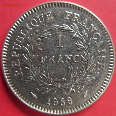 Франция – 1989 – 1 франк  – до 22:00, 18.11.2023 - 20231114_160812